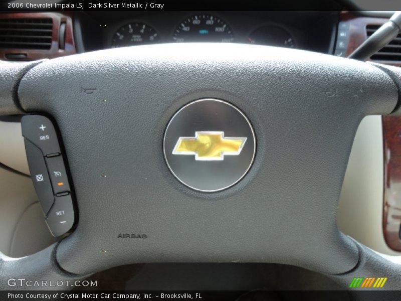 Dark Silver Metallic / Gray 2006 Chevrolet Impala LS