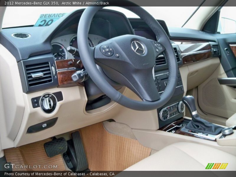 Arctic White / Almond/Black 2012 Mercedes-Benz GLK 350