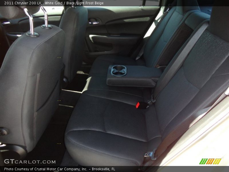 White Gold / Black/Light Frost Beige 2011 Chrysler 200 LX