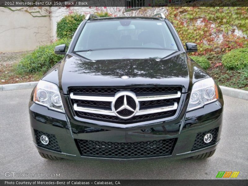 Black / Black 2012 Mercedes-Benz GLK 350