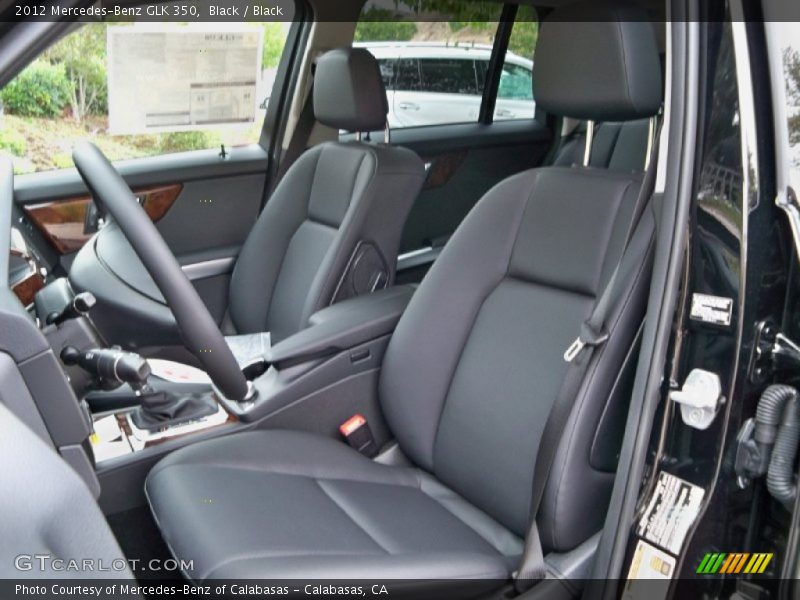 Black / Black 2012 Mercedes-Benz GLK 350