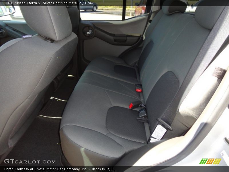 Silver Lightning Metallic / Gray 2010 Nissan Xterra S