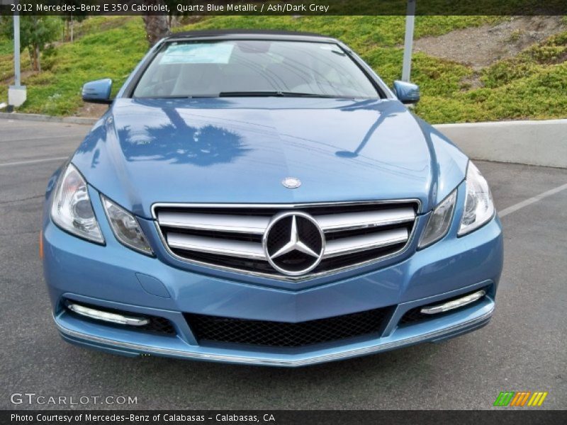  2012 E 350 Cabriolet Quartz Blue Metallic