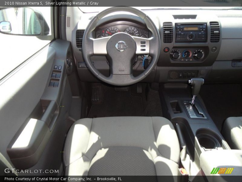 Silver Lightning Metallic / Gray 2010 Nissan Xterra S