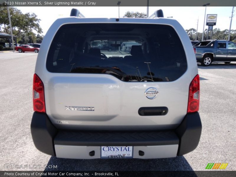 Silver Lightning Metallic / Gray 2010 Nissan Xterra S