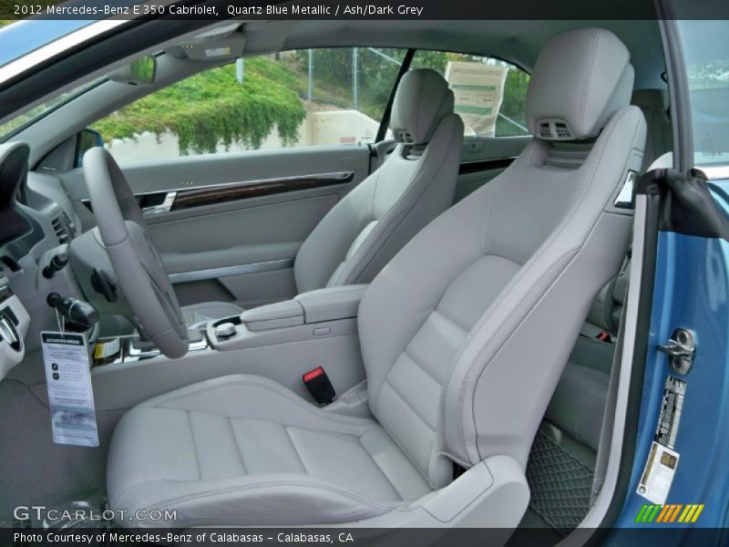  2012 E 350 Cabriolet Ash/Dark Grey Interior