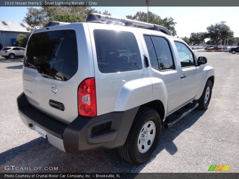Silver Lightning Metallic / Gray 2010 Nissan Xterra S