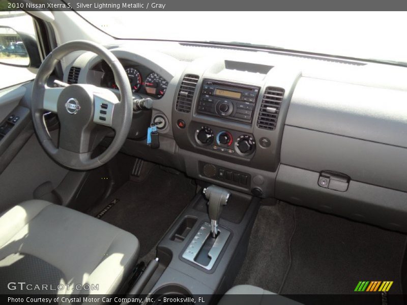 Silver Lightning Metallic / Gray 2010 Nissan Xterra S