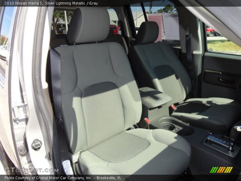 Silver Lightning Metallic / Gray 2010 Nissan Xterra S