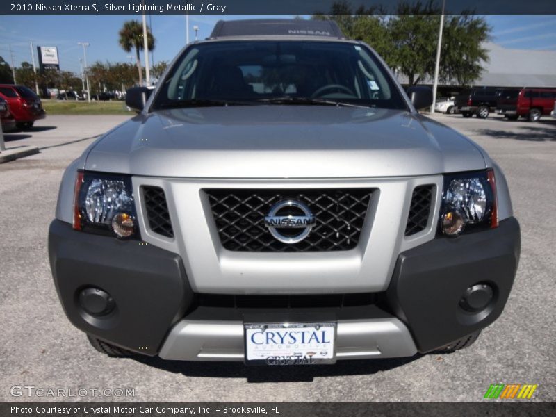 Silver Lightning Metallic / Gray 2010 Nissan Xterra S