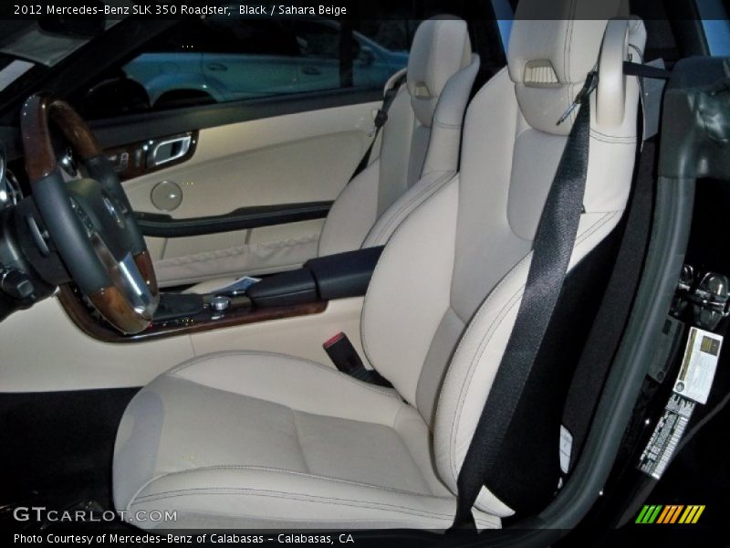 Black / Sahara Beige 2012 Mercedes-Benz SLK 350 Roadster