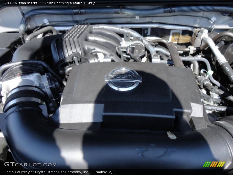 Silver Lightning Metallic / Gray 2010 Nissan Xterra S