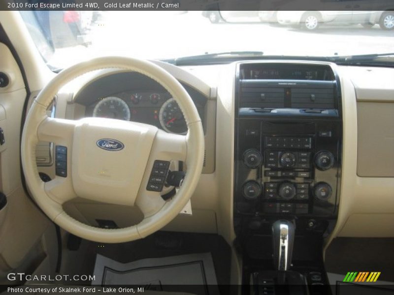 Gold Leaf Metallic / Camel 2010 Ford Escape Limited 4WD