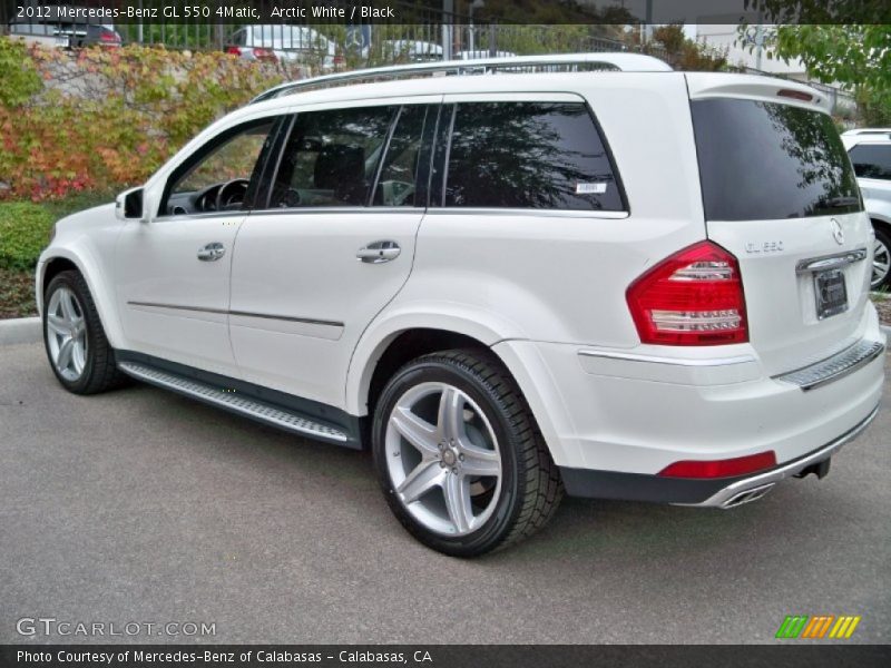 Arctic White / Black 2012 Mercedes-Benz GL 550 4Matic