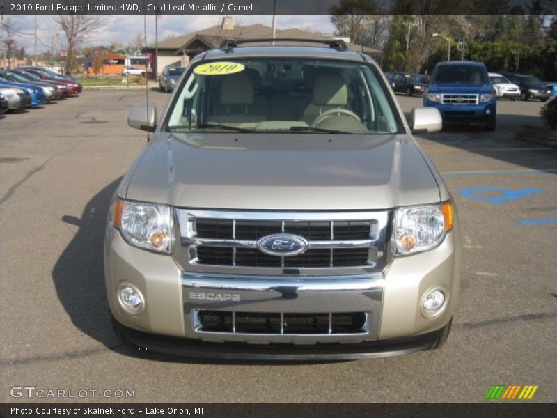 Gold Leaf Metallic / Camel 2010 Ford Escape Limited 4WD