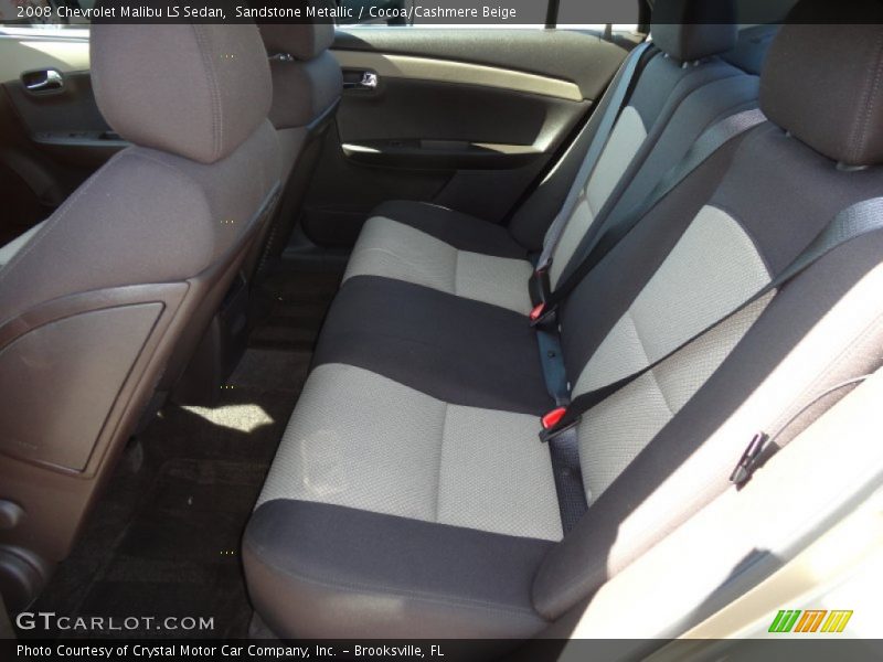 Sandstone Metallic / Cocoa/Cashmere Beige 2008 Chevrolet Malibu LS Sedan
