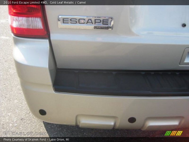 Gold Leaf Metallic / Camel 2010 Ford Escape Limited 4WD