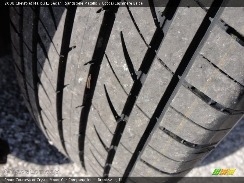 Sandstone Metallic / Cocoa/Cashmere Beige 2008 Chevrolet Malibu LS Sedan