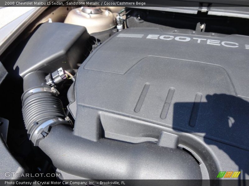 Sandstone Metallic / Cocoa/Cashmere Beige 2008 Chevrolet Malibu LS Sedan
