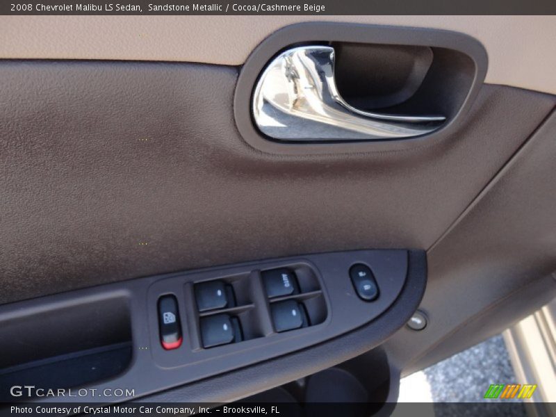 Sandstone Metallic / Cocoa/Cashmere Beige 2008 Chevrolet Malibu LS Sedan