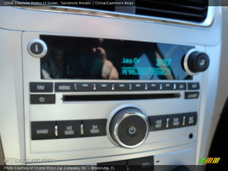 Sandstone Metallic / Cocoa/Cashmere Beige 2008 Chevrolet Malibu LS Sedan