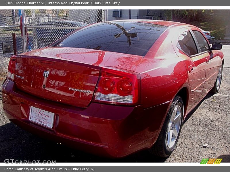 Inferno Red Crystal Pearl / Dark Slate Gray 2009 Dodge Charger SE