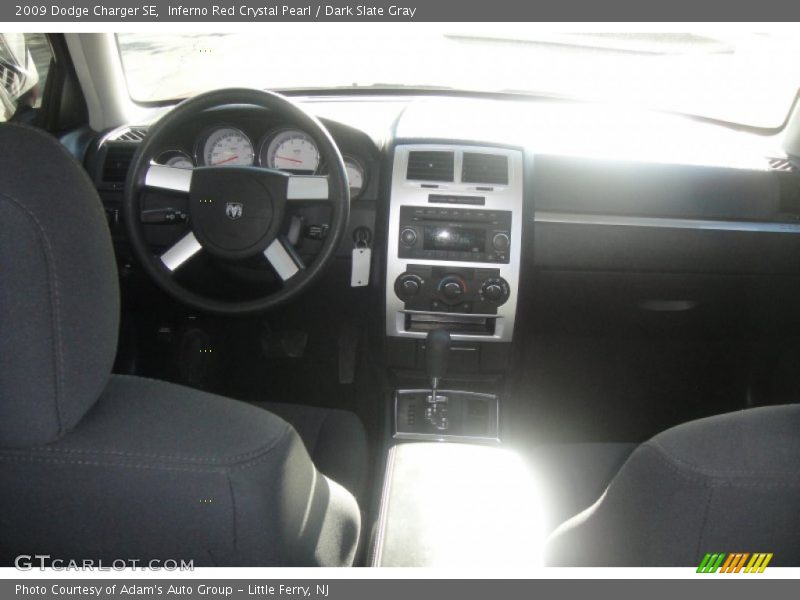 Inferno Red Crystal Pearl / Dark Slate Gray 2009 Dodge Charger SE