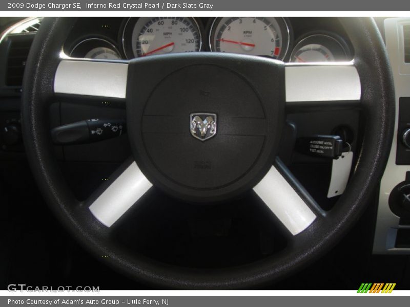Inferno Red Crystal Pearl / Dark Slate Gray 2009 Dodge Charger SE