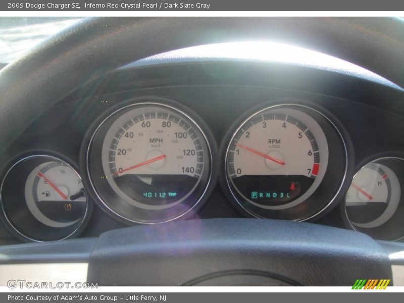 Inferno Red Crystal Pearl / Dark Slate Gray 2009 Dodge Charger SE
