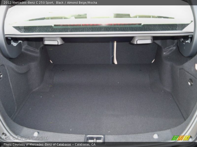 Black / Almond Beige/Mocha 2012 Mercedes-Benz C 250 Sport