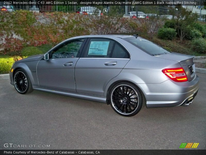  2012 C 63 AMG Edition 1 Sedan designo Magno Alanite Gray matte