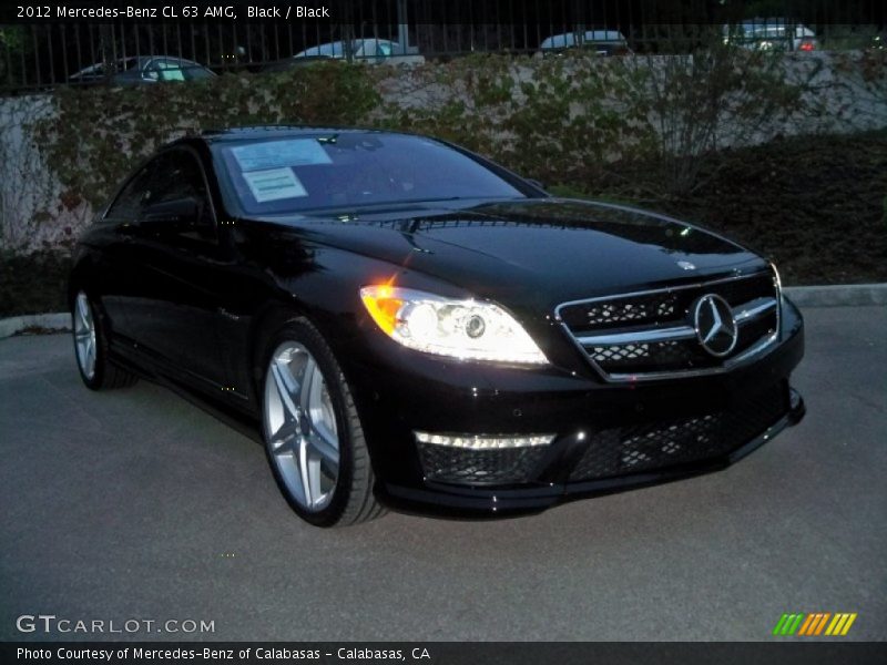 Black / Black 2012 Mercedes-Benz CL 63 AMG