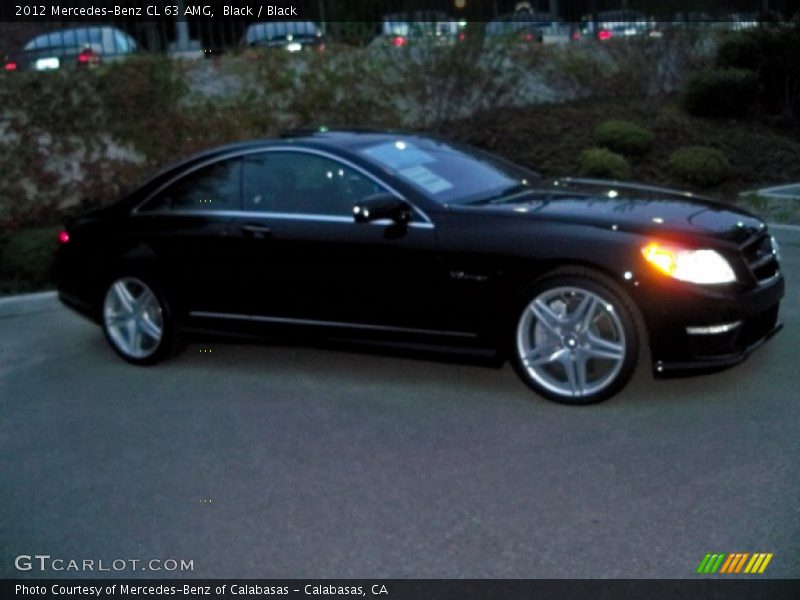 Black / Black 2012 Mercedes-Benz CL 63 AMG