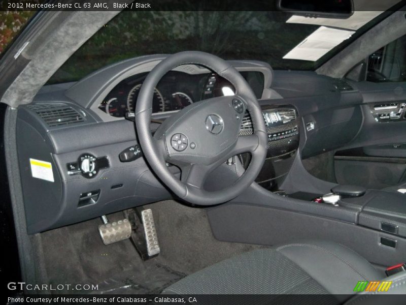 Black / Black 2012 Mercedes-Benz CL 63 AMG