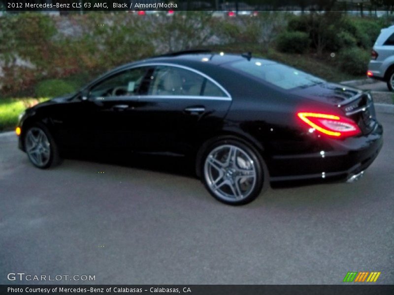 Black / Almond/Mocha 2012 Mercedes-Benz CLS 63 AMG