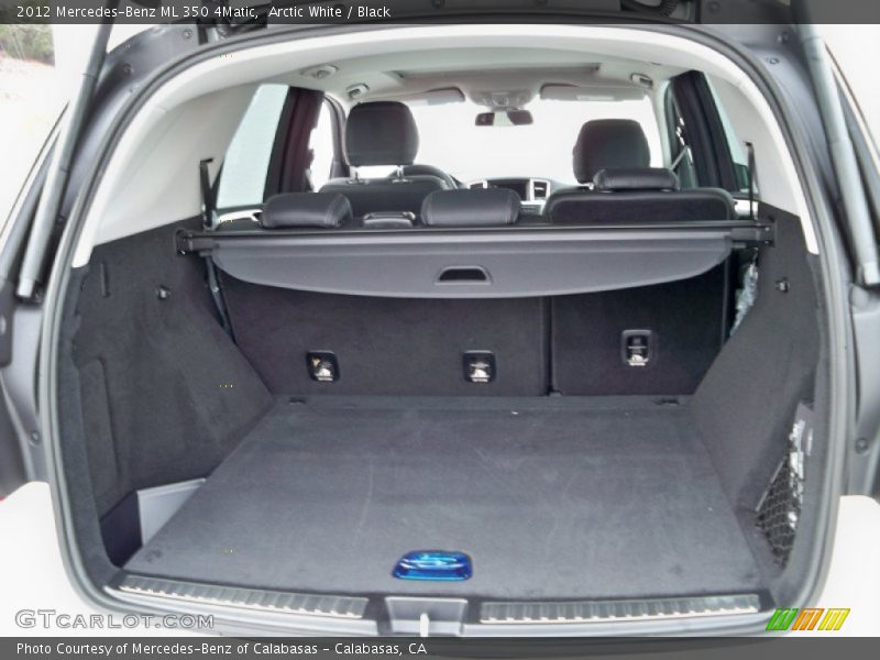 Arctic White / Black 2012 Mercedes-Benz ML 350 4Matic