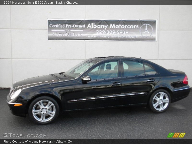 Black / Charcoal 2004 Mercedes-Benz E 500 Sedan