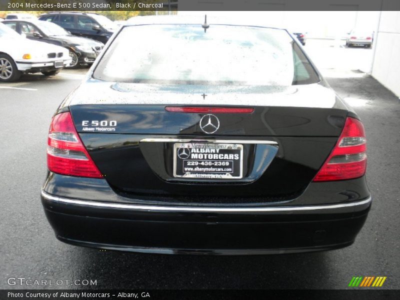 Black / Charcoal 2004 Mercedes-Benz E 500 Sedan
