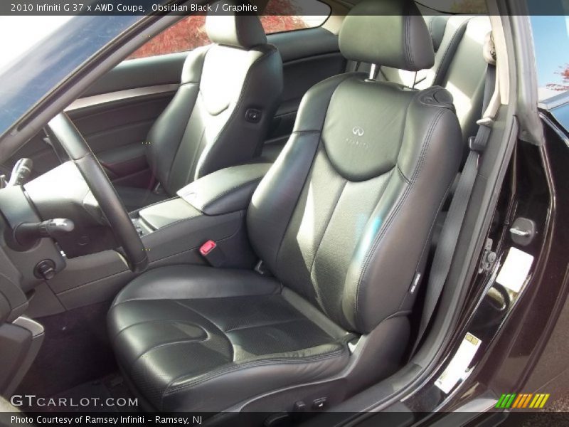  2010 G 37 x AWD Coupe Graphite Interior