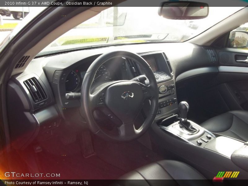 Obsidian Black / Graphite 2010 Infiniti G 37 x AWD Coupe