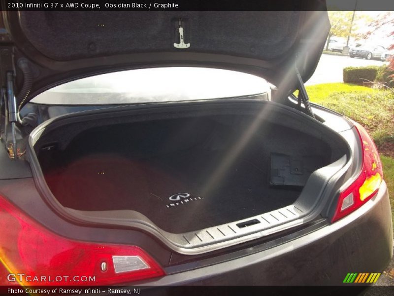 Obsidian Black / Graphite 2010 Infiniti G 37 x AWD Coupe