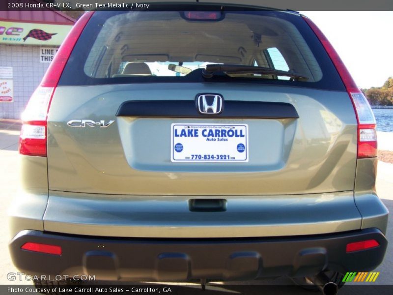 Green Tea Metallic / Ivory 2008 Honda CR-V LX