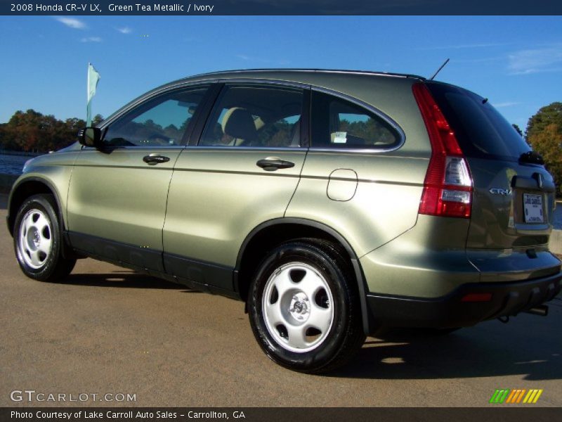 Green Tea Metallic / Ivory 2008 Honda CR-V LX