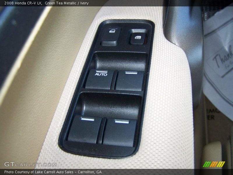 Green Tea Metallic / Ivory 2008 Honda CR-V LX