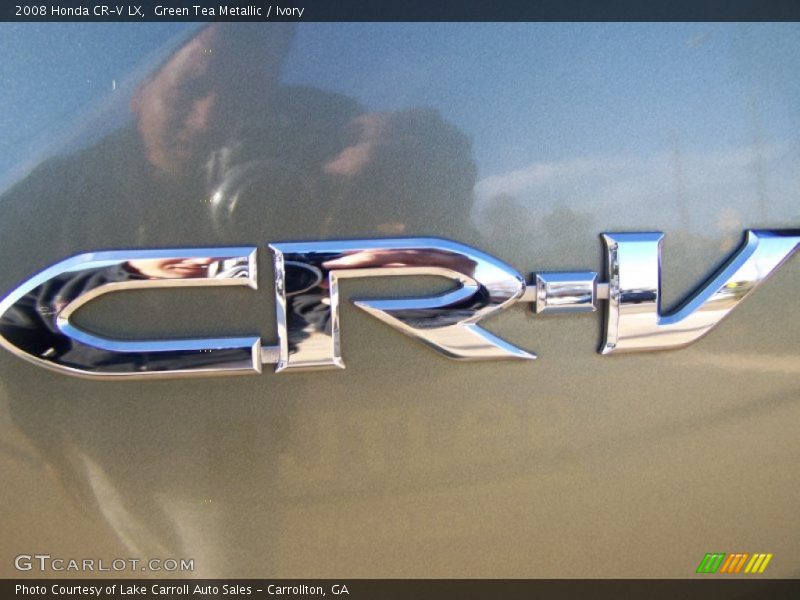 Green Tea Metallic / Ivory 2008 Honda CR-V LX