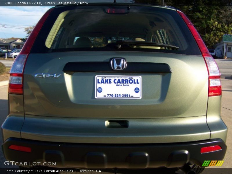 Green Tea Metallic / Ivory 2008 Honda CR-V LX