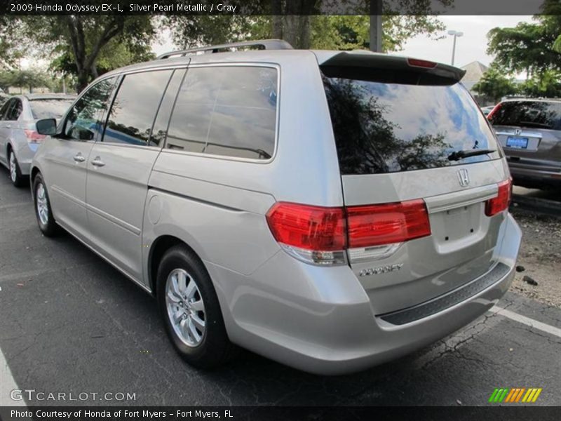 Silver Pearl Metallic / Gray 2009 Honda Odyssey EX-L