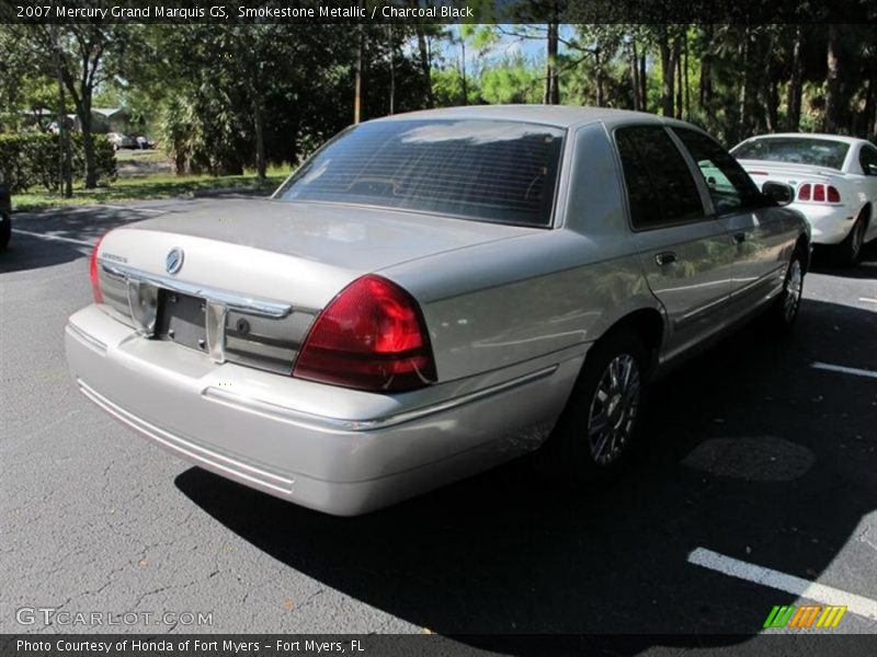 Smokestone Metallic / Charcoal Black 2007 Mercury Grand Marquis GS