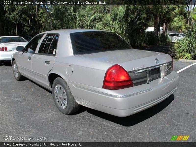 Smokestone Metallic / Charcoal Black 2007 Mercury Grand Marquis GS