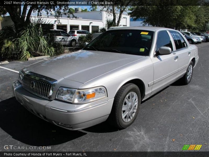 Smokestone Metallic / Charcoal Black 2007 Mercury Grand Marquis GS